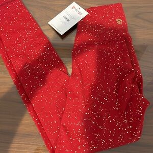 NWT Born Primitive synergy legging S ruby gold